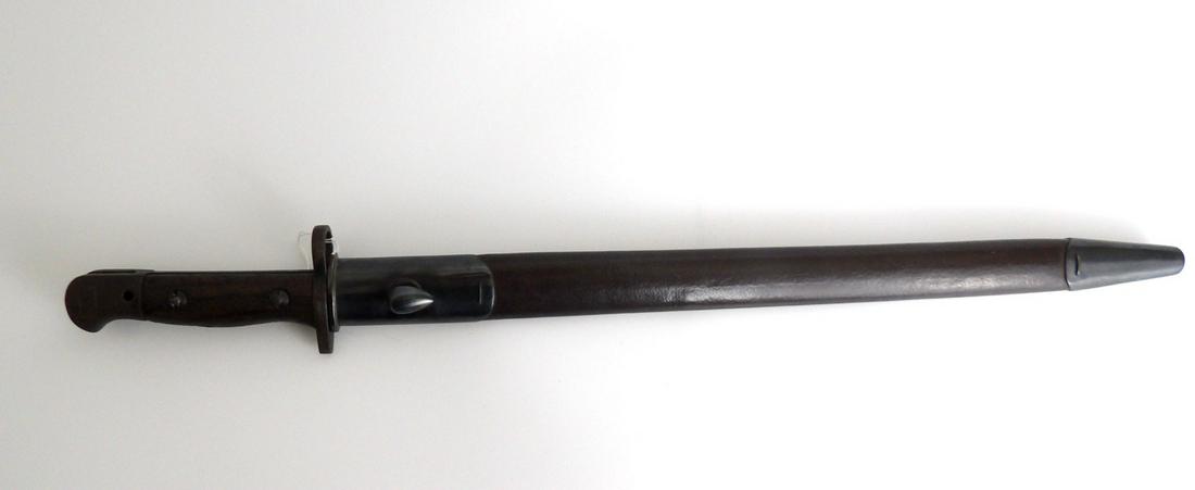 WWI British P1907 Wilkinson Bayonet: With Scabbard