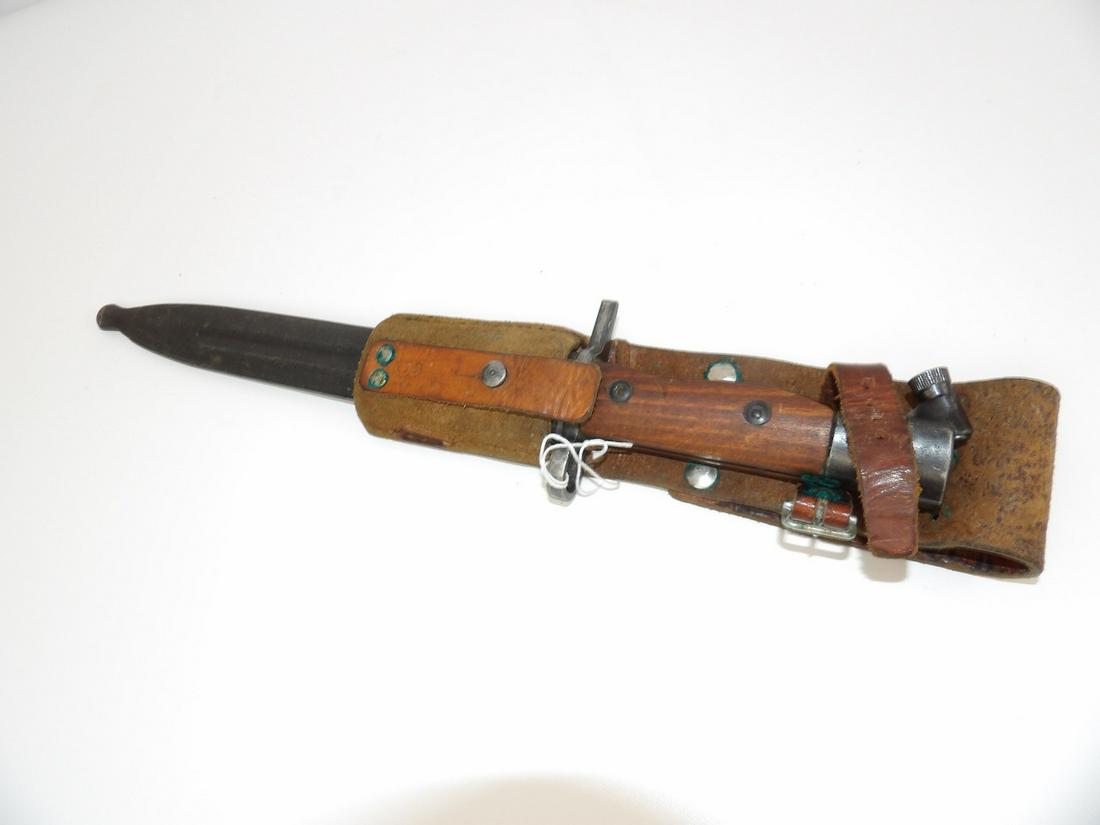 Swedish M1896 Bayonet: With Scabbard and Frog