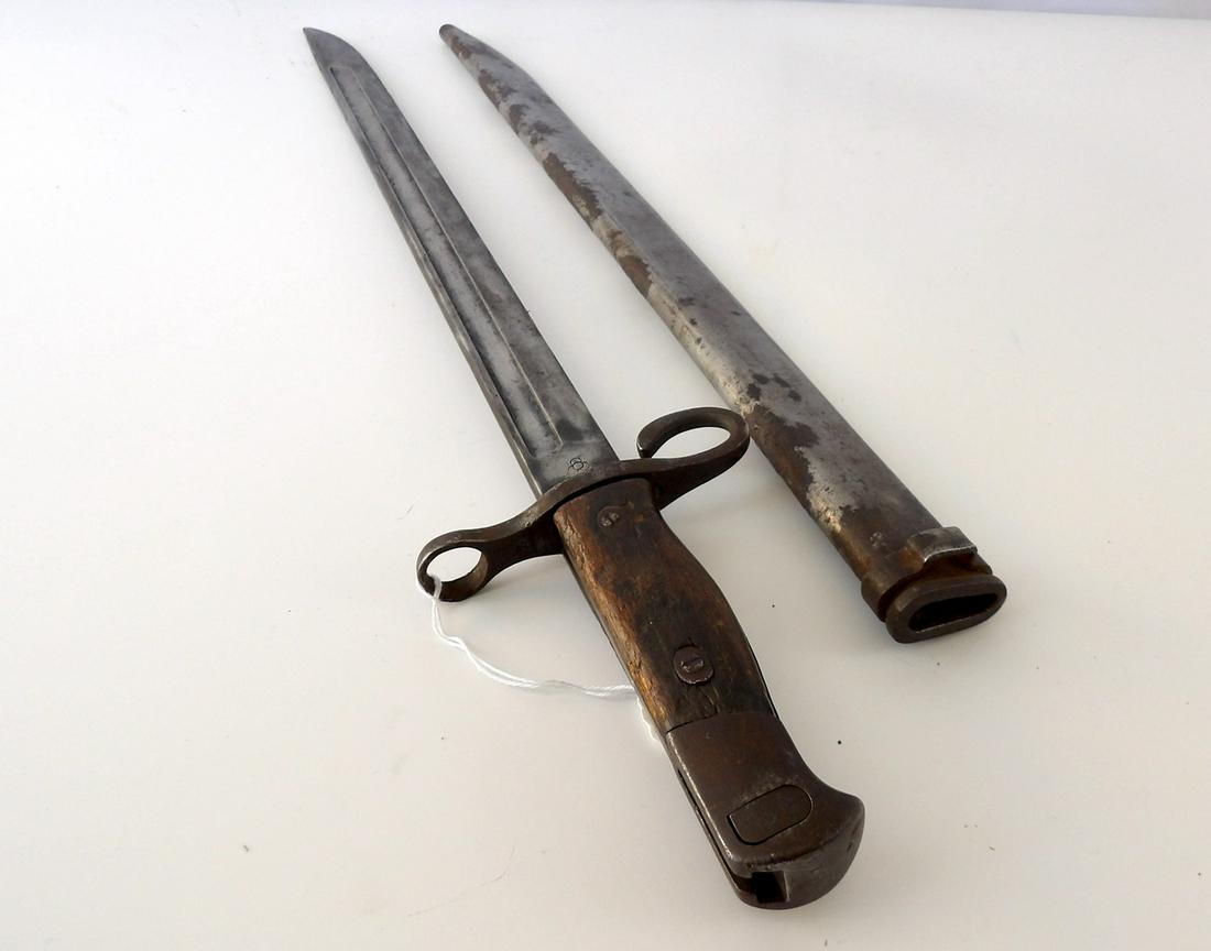 WW2 Imperial Japanes Type 30 Bayonet: With Scabbard