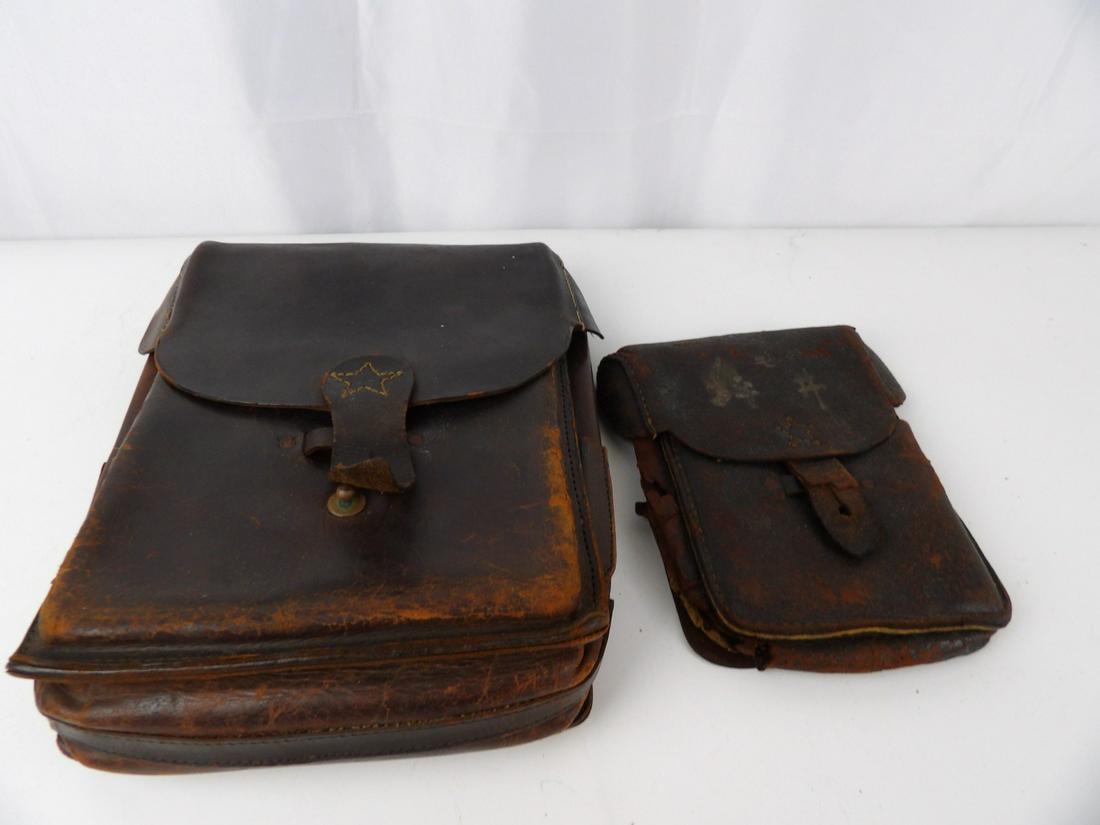 WW2 Japanese Leather Map Case Lot (1 of 10)