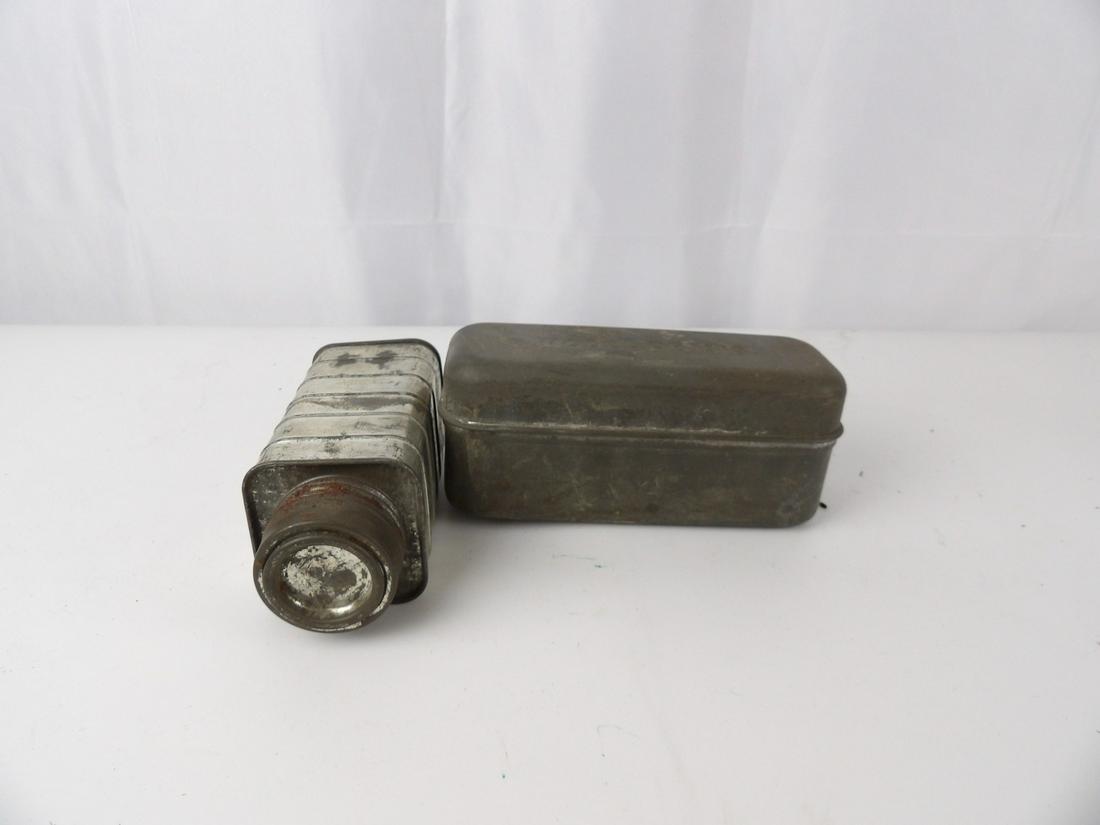 WW1 Bacon and Condiment Tin Lot: As shown