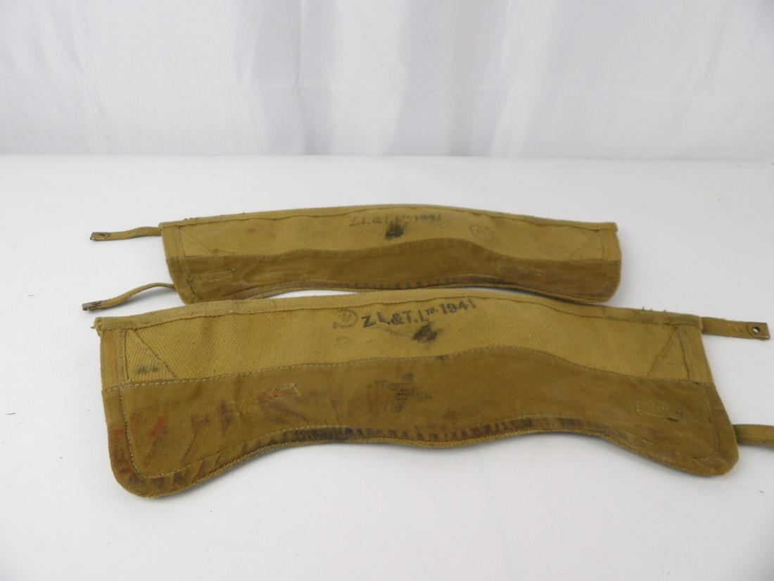 WW2 British Leg Guards Gaiters/Spats (1 of 4)