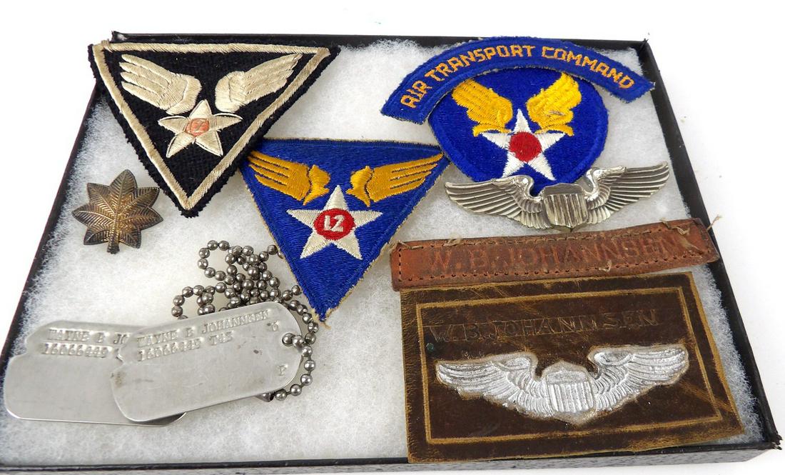 Named WW2 USAAF 12th Air Force Pilot Grouping (1 of 10)