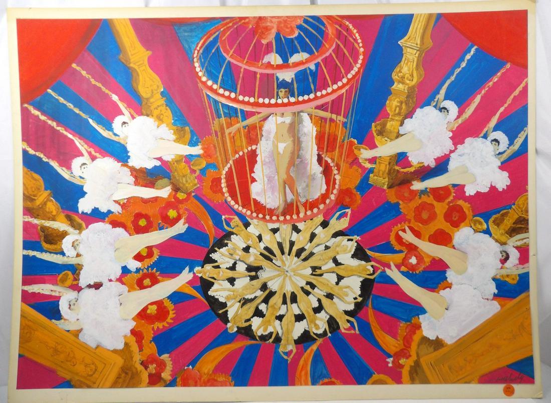 Original Watercolor Film Scene Storyboard - Artist signed (1 of 6)