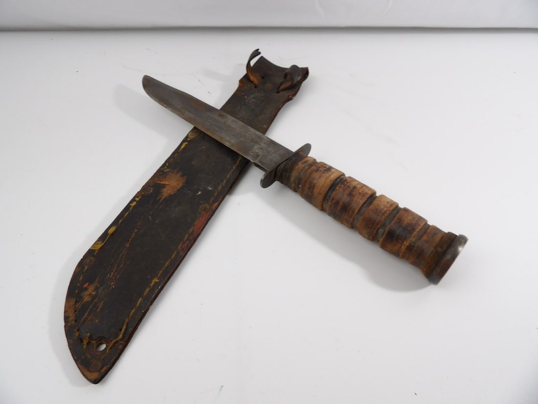 WW2 WWII US Navy Unmarked MK2 Fighting Knife (1 of 10)