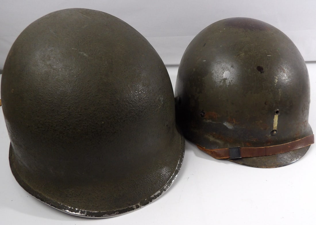 WW2 WWII Paratrooper M1 Helmet and LT Marked Liner (1 of 17)