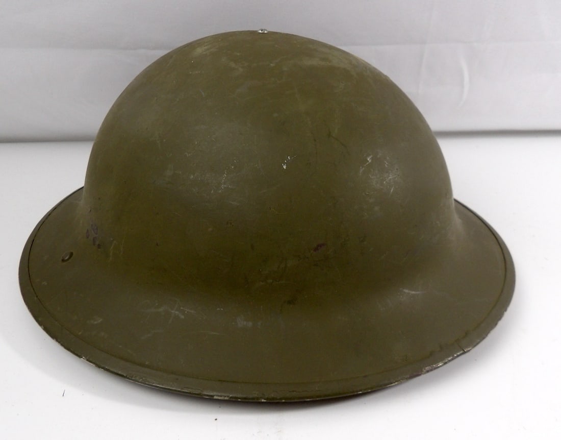 WW2 WWII MK1 Canadian Brodie Helmet (1 of 6)