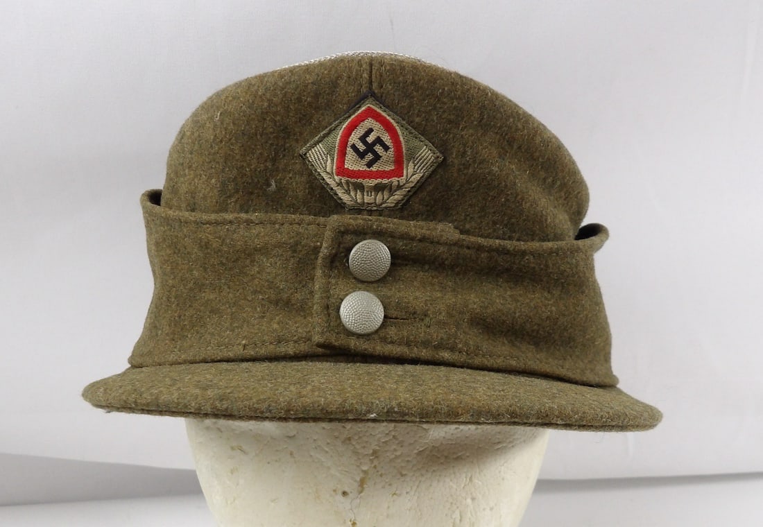 WW2 WWII German M43 RAD Officers Field Cap (1 of 9)