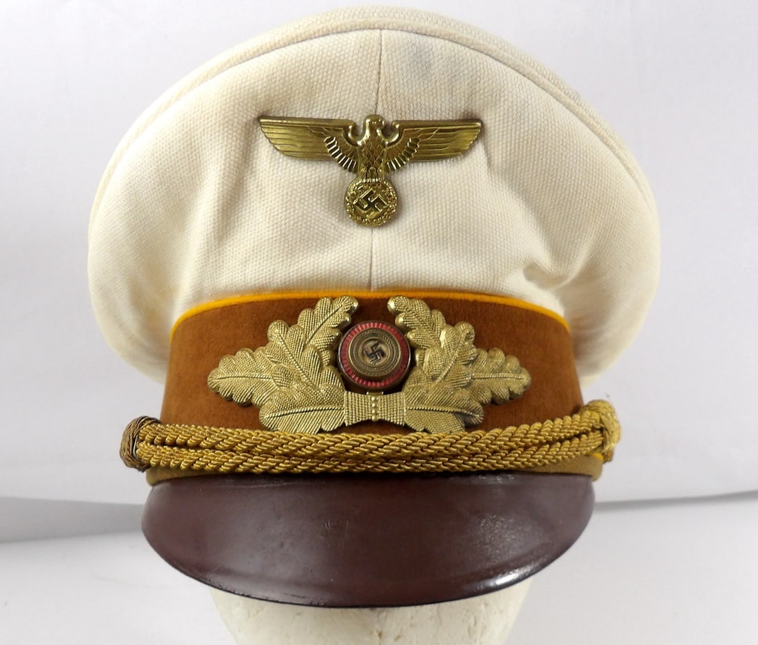WW2 WWII German NSDAP Ortsgruppe Local Group Level Political Leader's Visor Cap (1 of 13)