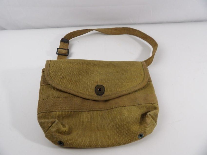 Rare OMO Maker Marked WW1 WWI M1918 Shotgun Ammo Pouch.: Dated 1919. Made for the M1897 Trench Gun.