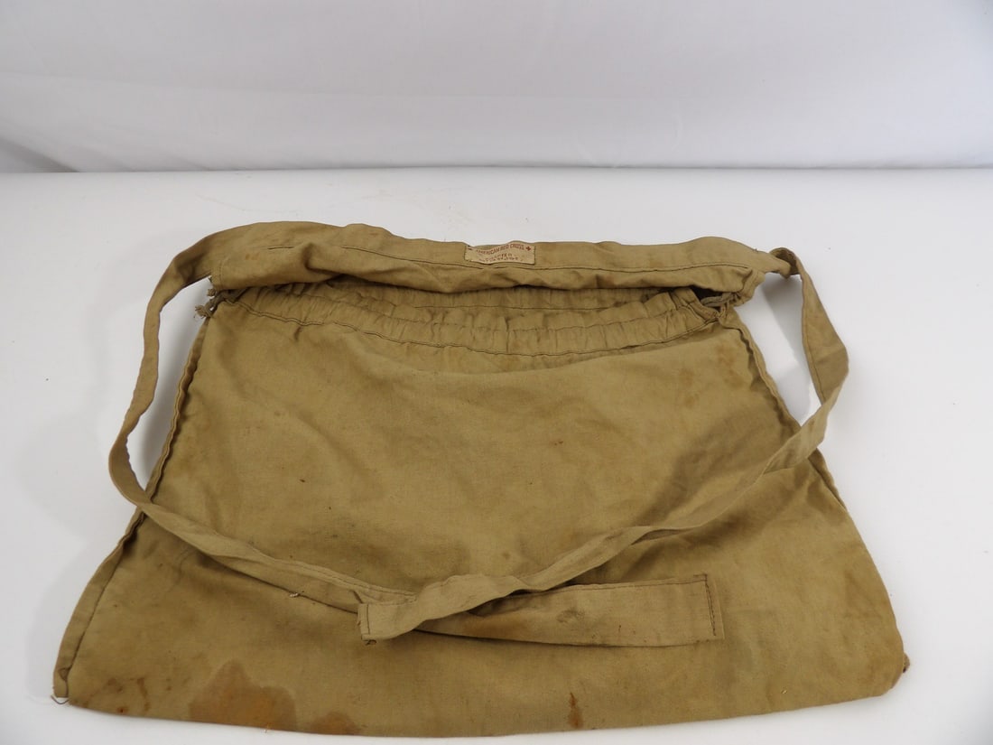 WW2 WWII Us American Red Cross HBT Toiletry Bag: As shown