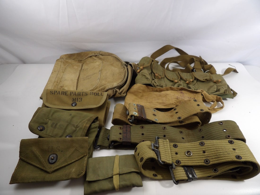 Large Lot of Mixed WW2 Field Gear (1 of 5)