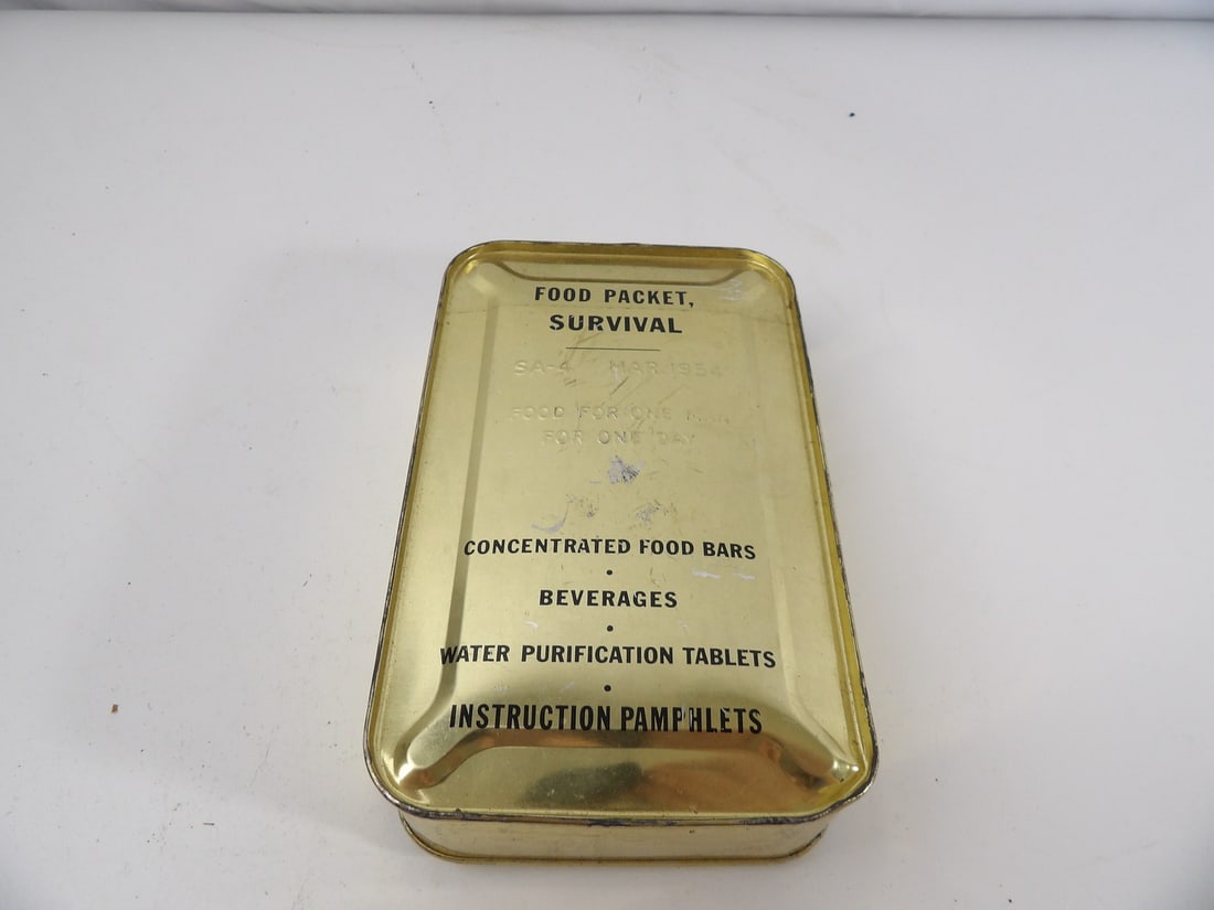 Original Unopened 1954 SA-4 Post Korea MRE: As shown