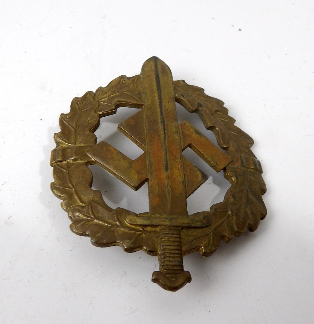WW2 WWII German SA Sports Badge 3rd Class Bronze (1 of 4)
