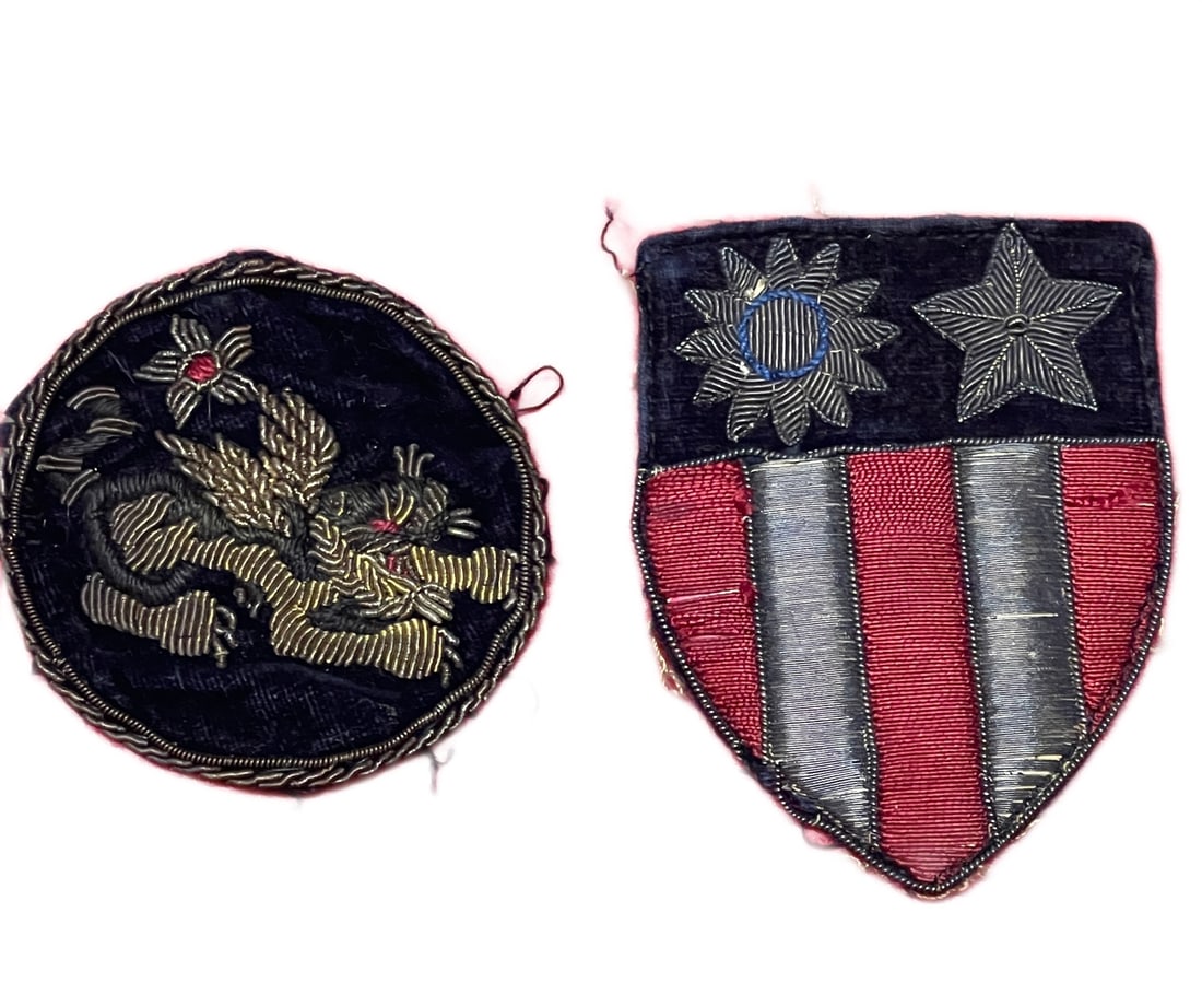 WWII AAF Bullion 14th AAF and CBI Patch Group (1 of 2)