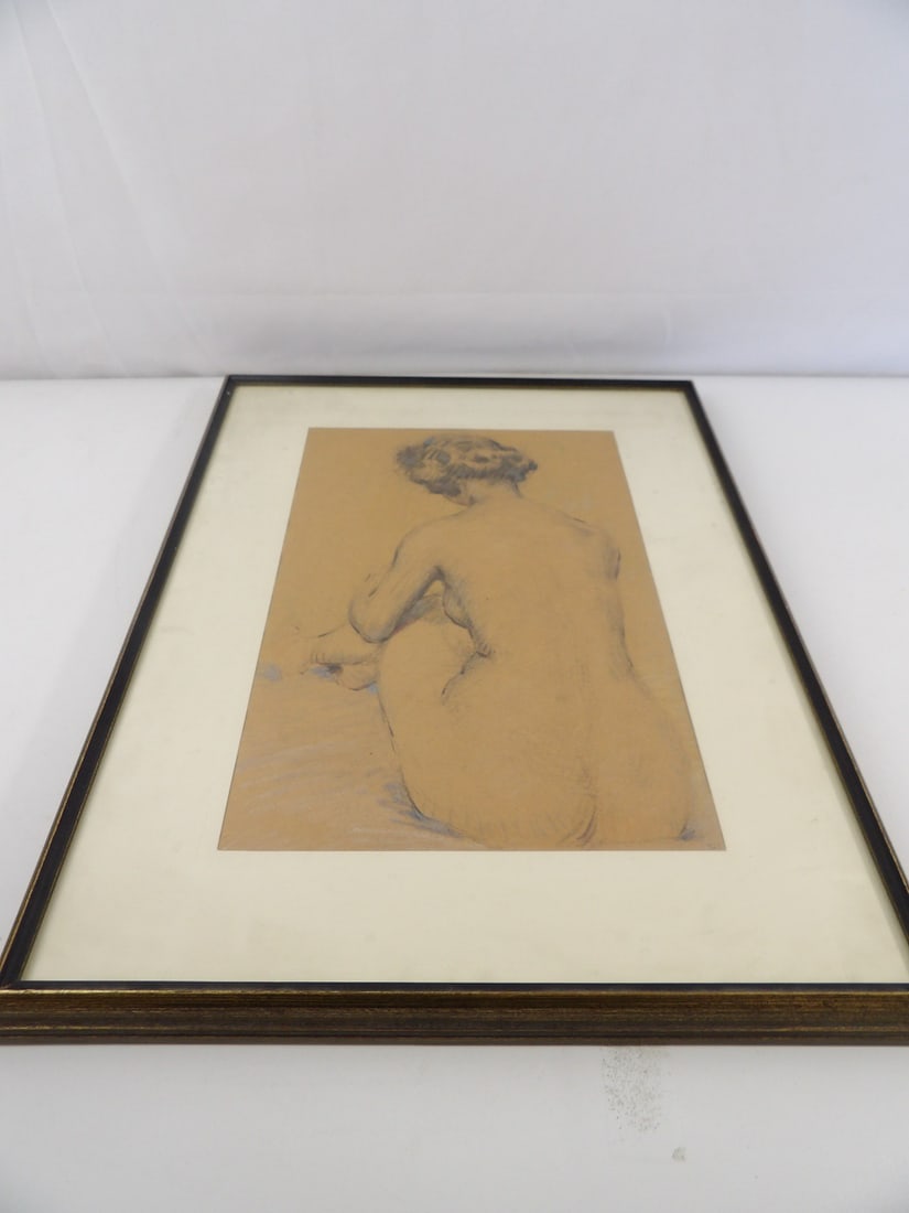 Original William Henry Clapp Pastel On Paper Portrait (1 of 7)