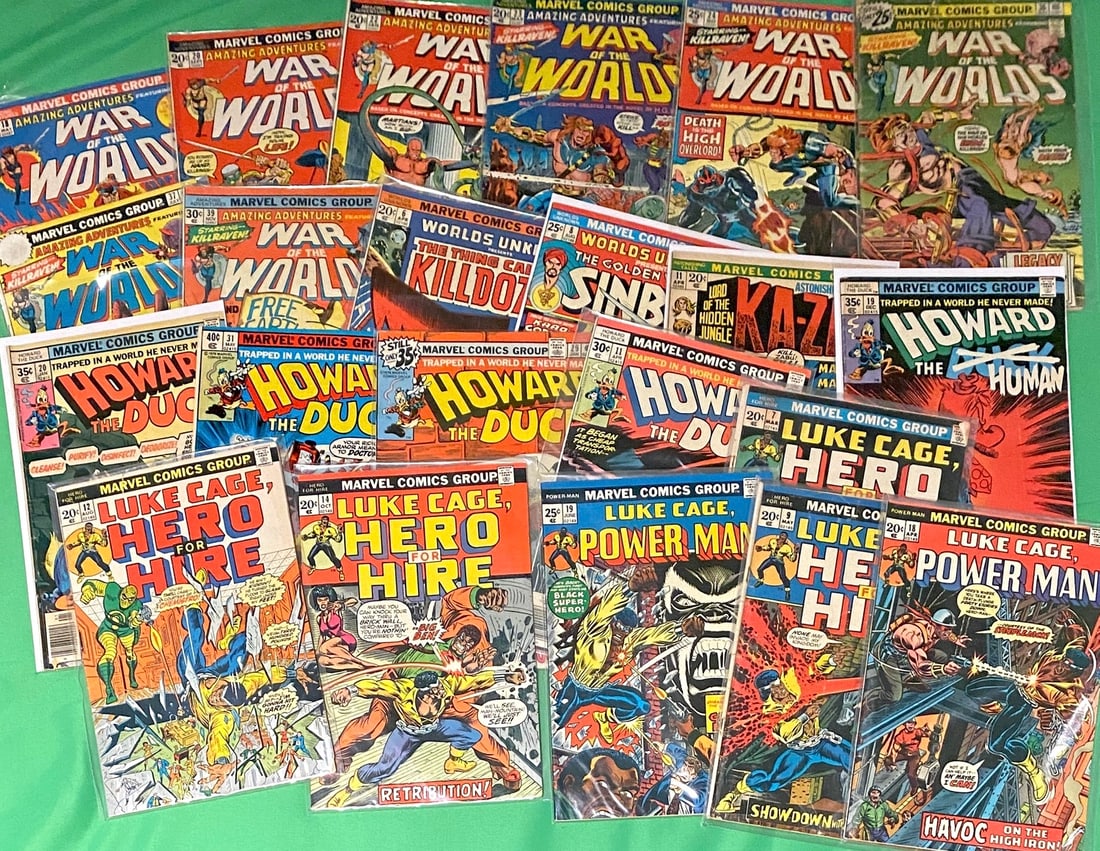 Marvel Bronze Comic Book Lot  Howard the Duck, Luke Cage and More (1 of 1)