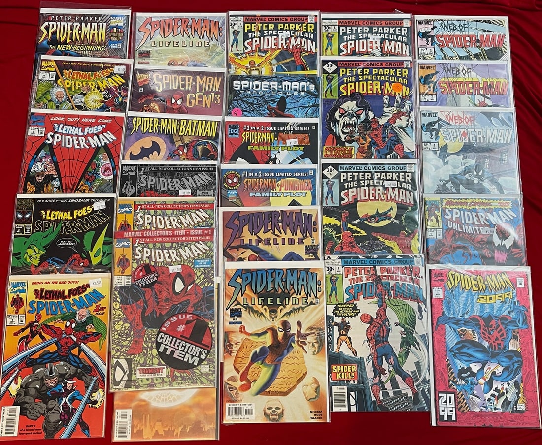 Marvel SpiderMan Comic Book Lot 1st Issues (1 of 1)