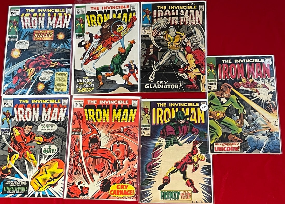 marvel-iron-man-comic-book-lot-issues-4-5-7-15-21-23-auction