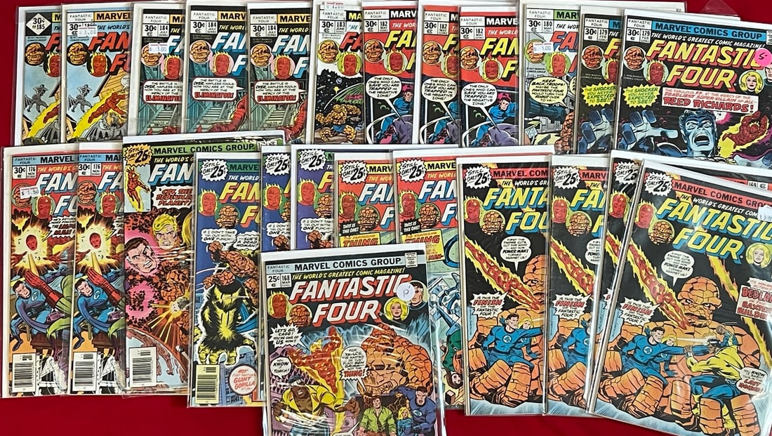 Marvel Fantastic Four Comic Book Lot w/ Keys (1 of 1)