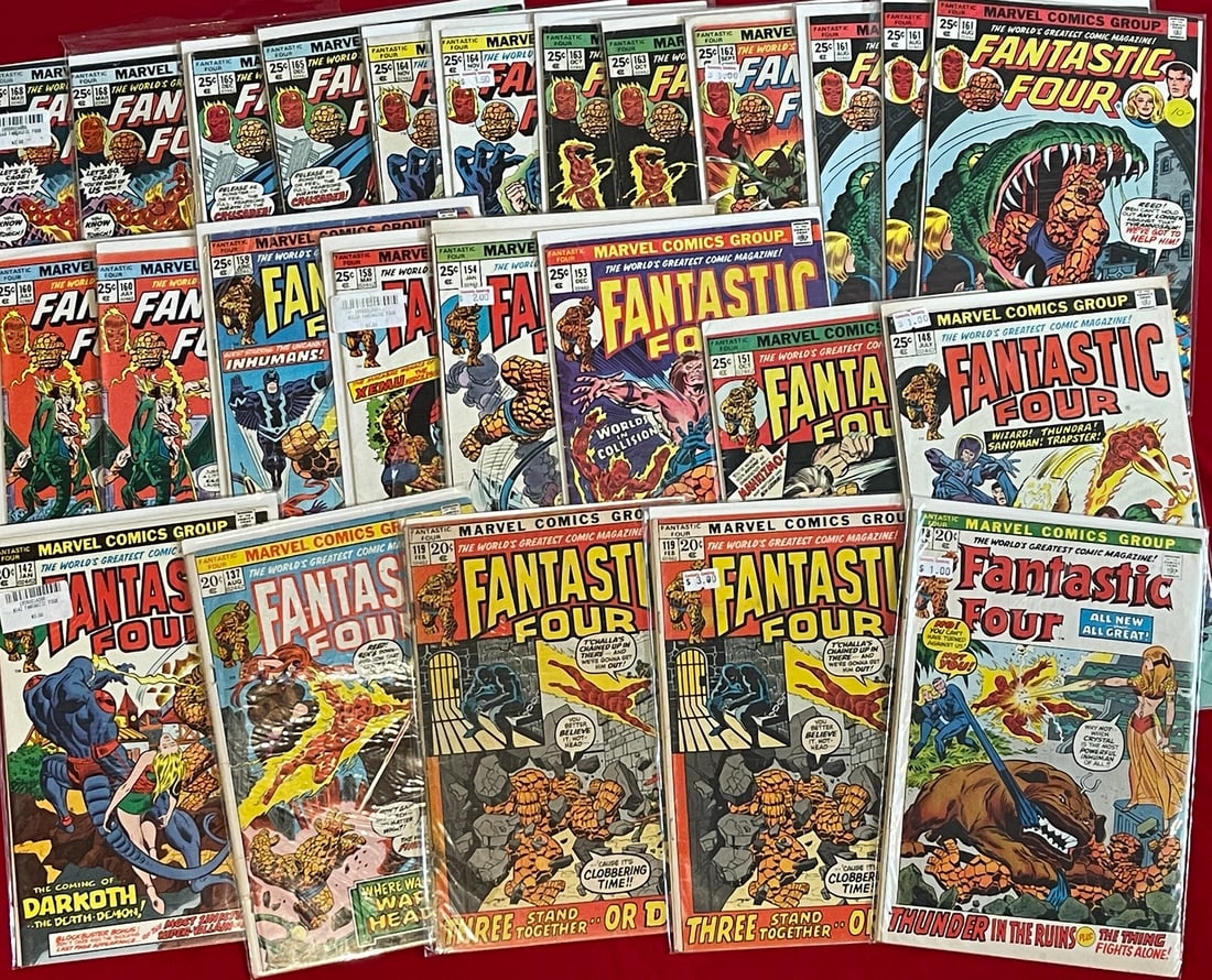 Marvel Fantastic Four Comic Book Lot w/ Keys (1 of 1)