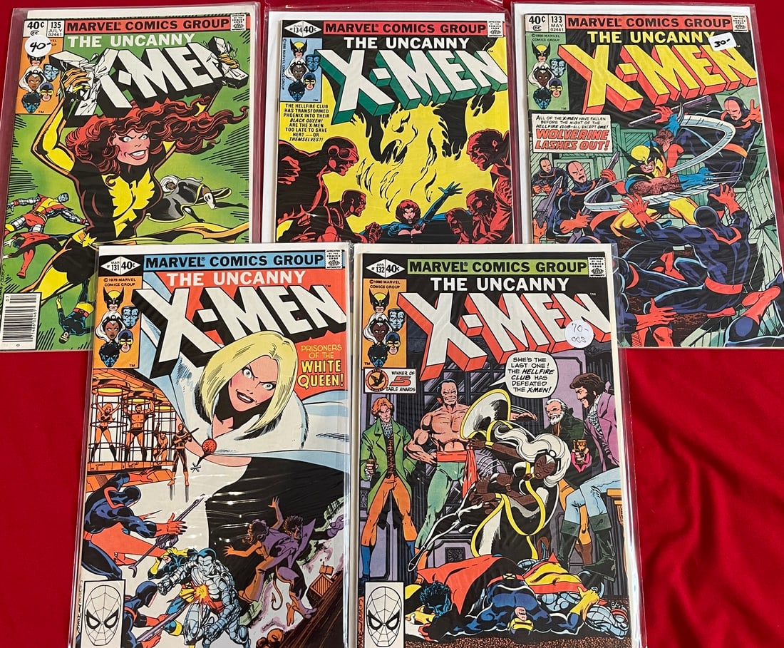 Marvel X-Men Comic Book Lot 131-135 (1 of 1)