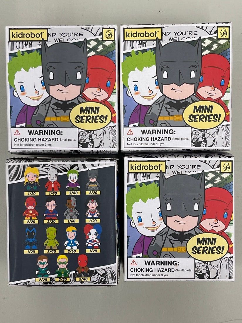 DC Batman Kidrobot Mini Series Lot (4) (1 of 1)