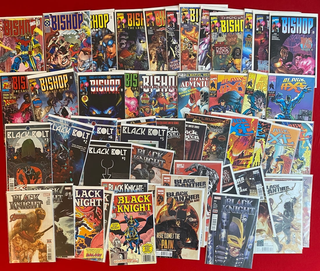 Marvel Plus Assorted Comic Book Lot - Bishop, Black Knight, Black Bolt - Modern (1 of 1)