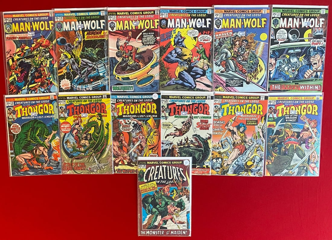 Marvel Creatures on the Loose Comic Book Lot - Bronze (1 of 1)