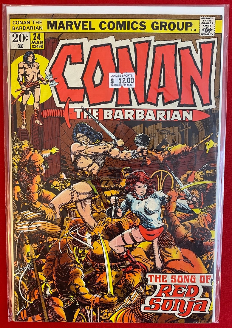Marvel Conan The Barbarian 24 Comic Book - Key (1 of 1)