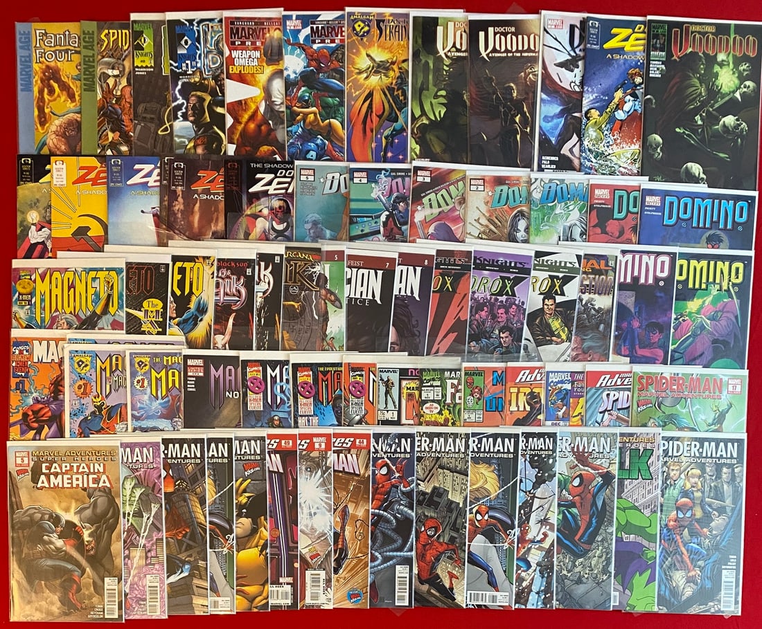 Marvel Assorted Comic Book Lot - Spider-Man, Domino, Magneto - Modern (1 of 1)