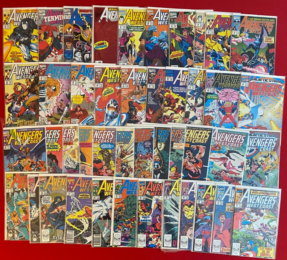 Marvel Avengers West Coast Comic Book Lot (1 of 1)