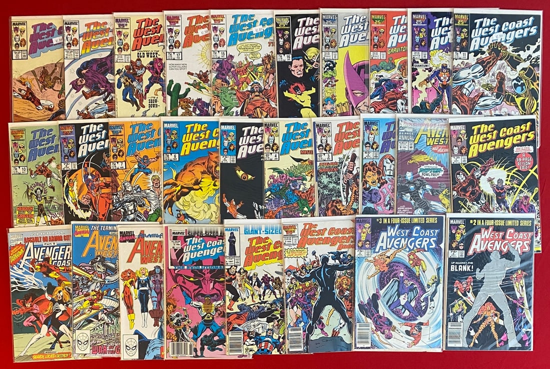 Marvel The West Coast Avengers Comic Book Lot With Issue #1 (1 of 1)