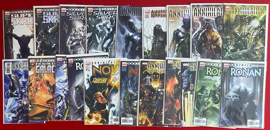 Marvel Assorted Modern Key Comic Book Lot - Silver Surfer, Ronan, Anniliation (1 of 1)