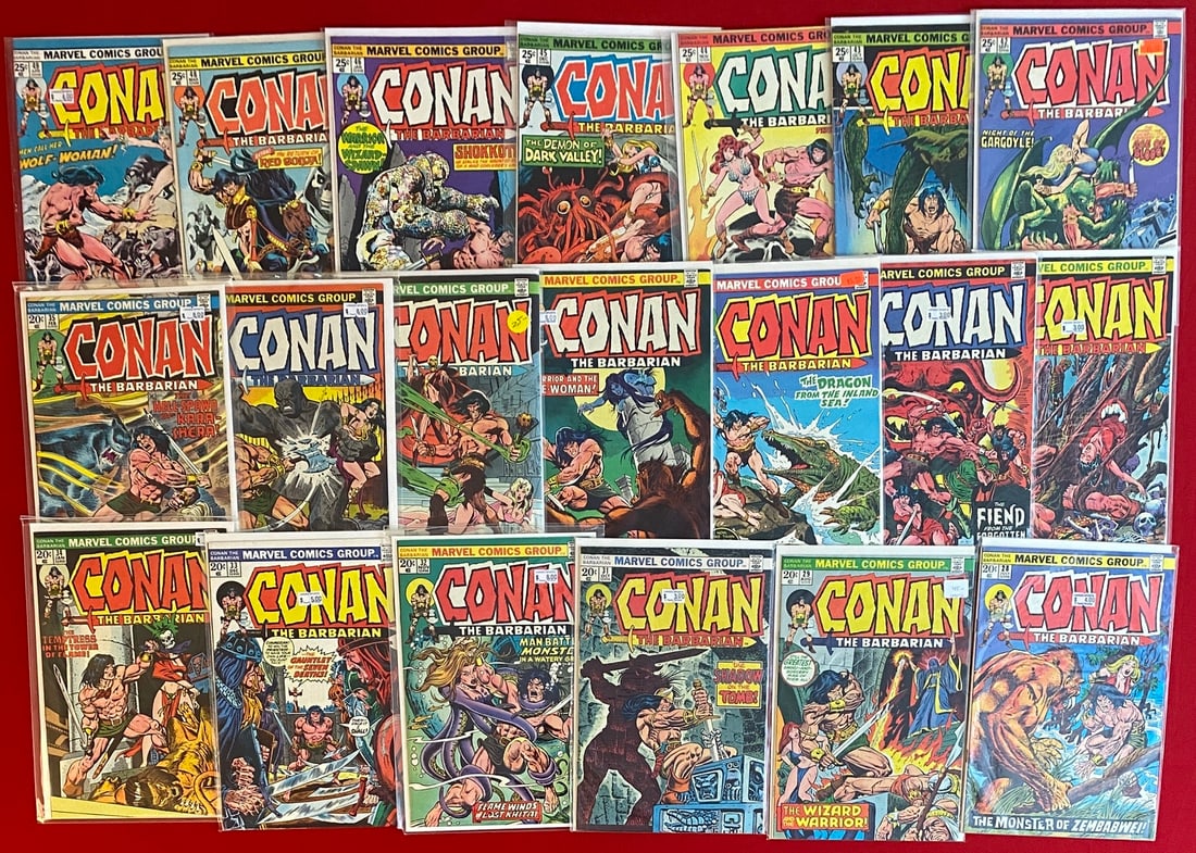 Marvel Conan The Barbarian Comic Book Lot - Bronze (1 of 1)