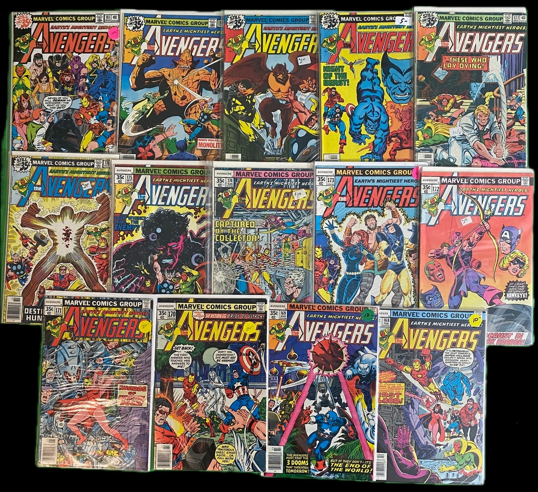 The Avengers Marvel Comic Book Lot - Bronze (1 of 1)