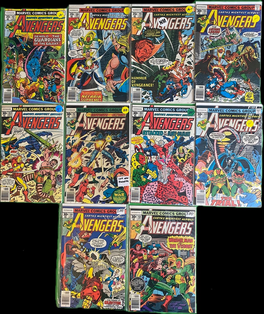 The Avengers Marvel Comic Book Lot - Bronze (1 of 1)