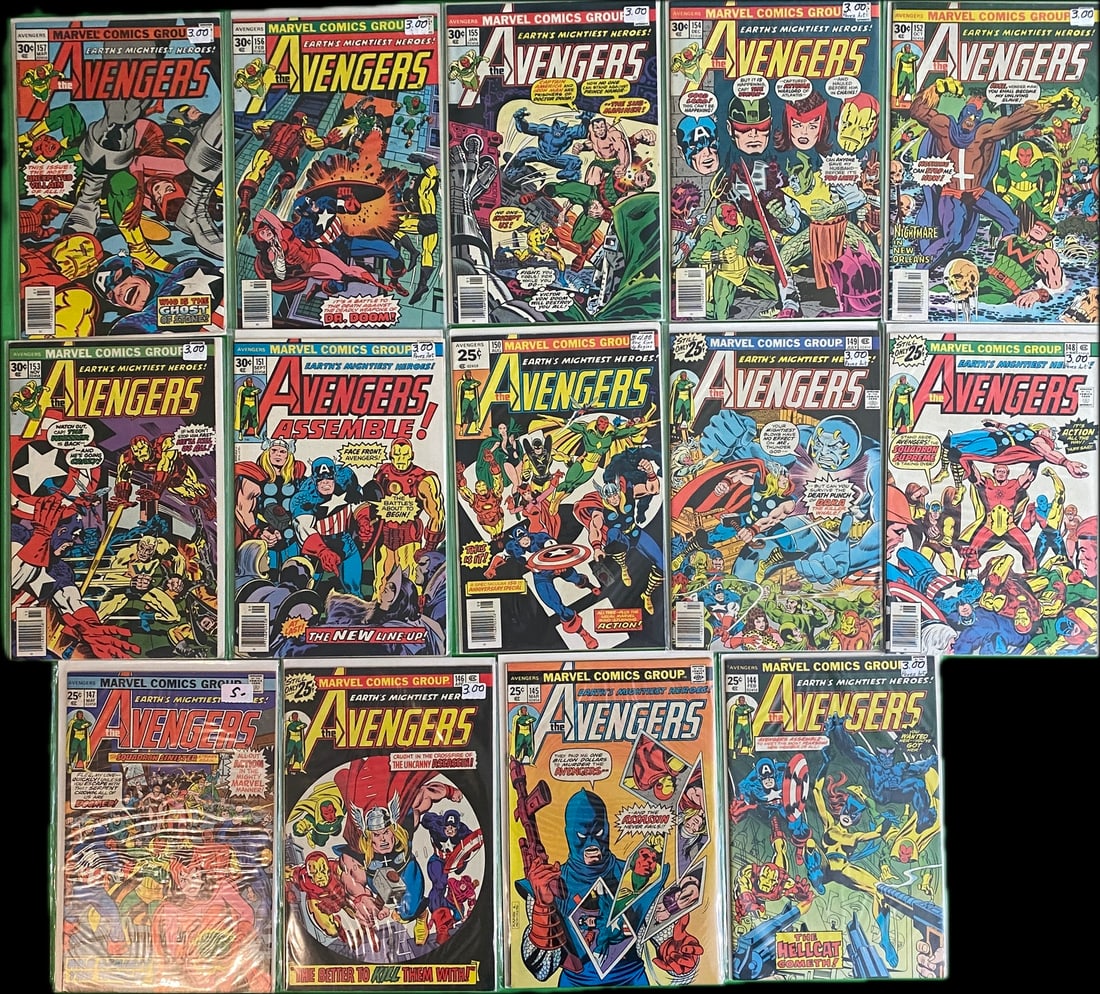 The Avengers Marvel Comic Book Lot - Bronze (1 of 1)