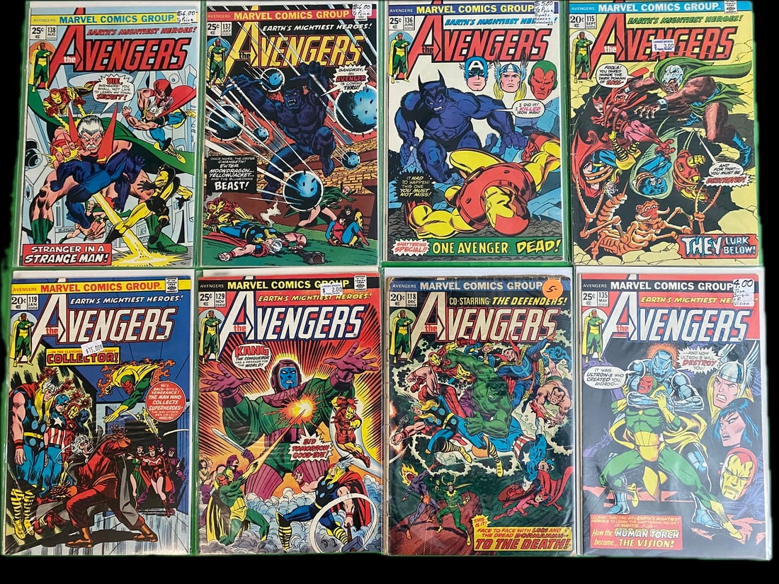 The Avengers Marvel Comic Book Lot - Bronze (1 of 1)