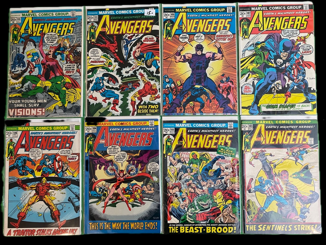 The Avengers Marvel Comic Book Lot - Bronze (1 of 1)
