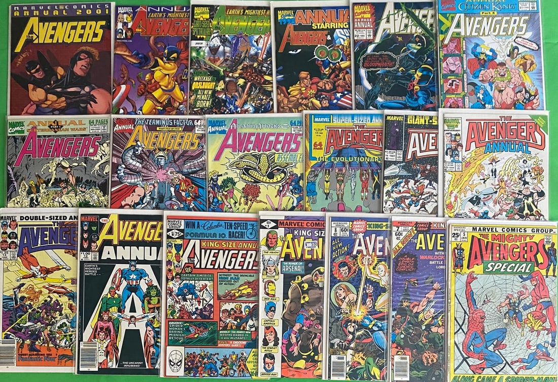 The Avengers Marvel Comic Book Lot Bronze to Modern (1 of 1)