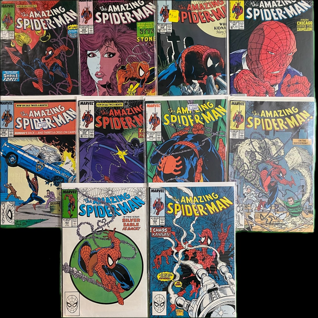 The Amazing Spider-Man Marvel Comic Book Lot - Bronze Lot (1 of 1)