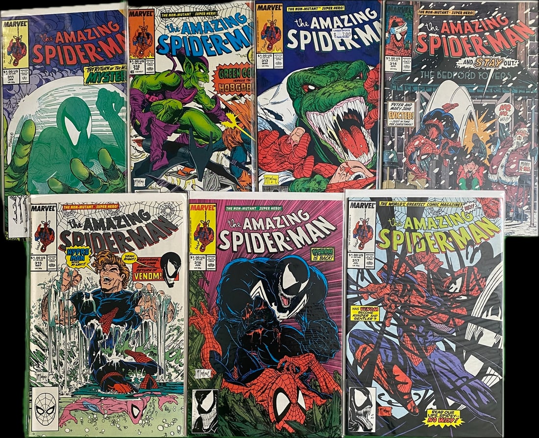 The Amazing Spider-Man Marvel Comic Book Lot - Bronze Lot (1 of 1)