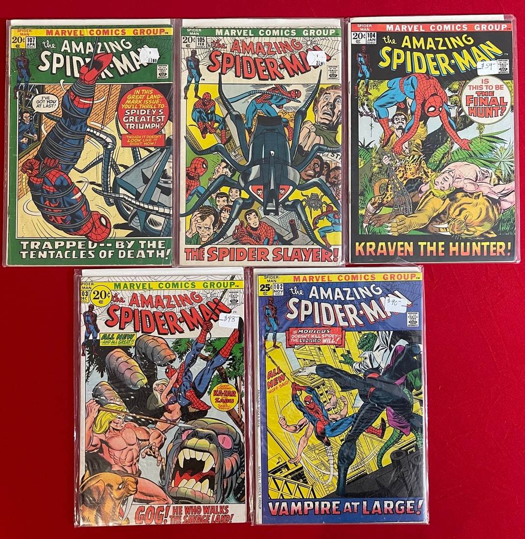 The Amazing Spider-Man Marvel Comic Book Lot - Silver to Bronze Lot (1 of 1)