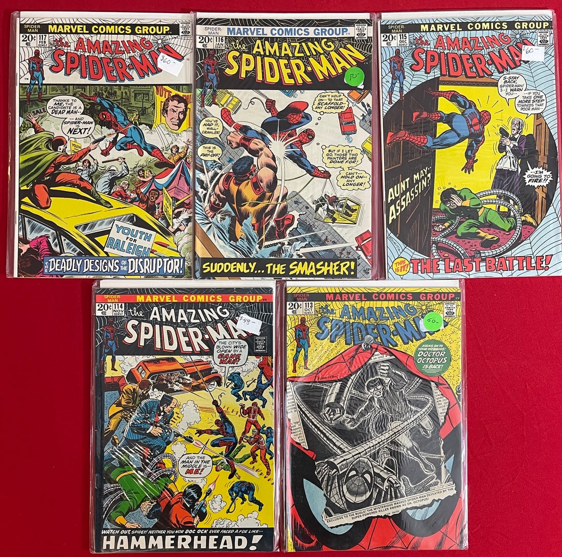 The Amazing Spider-Man Marvel Comic Book Lot - Silver to Bronze lot (1 of 1)