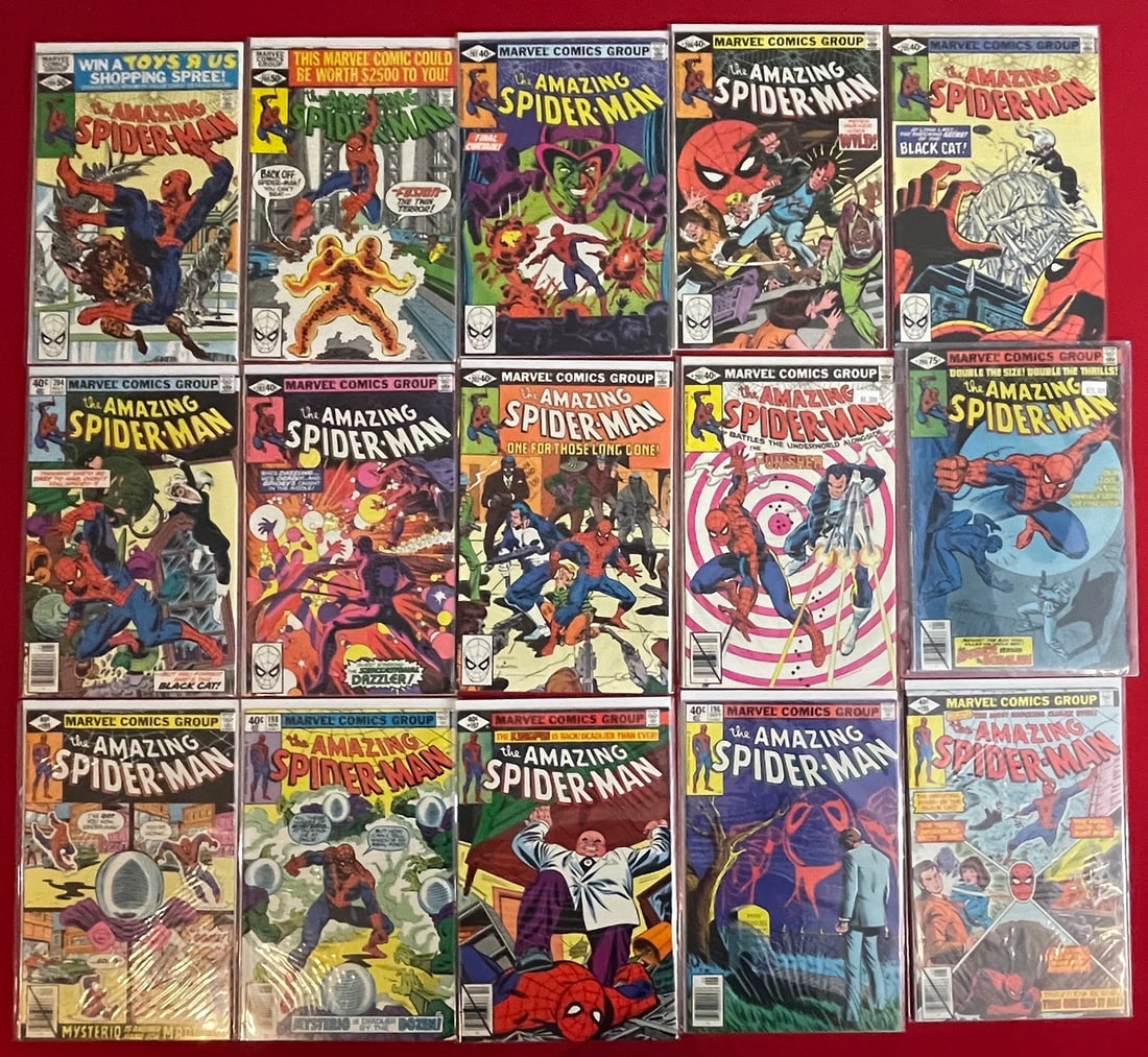 The Amazing Spider-Man Marvel Comic Book Lot - Bronze lot (1 of 1)