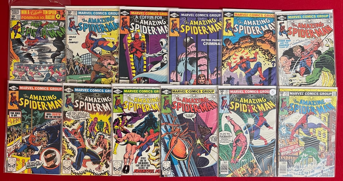 The Amazing Spider-Man Marvel Comic Book Lot - Bronze lot (1 of 1)