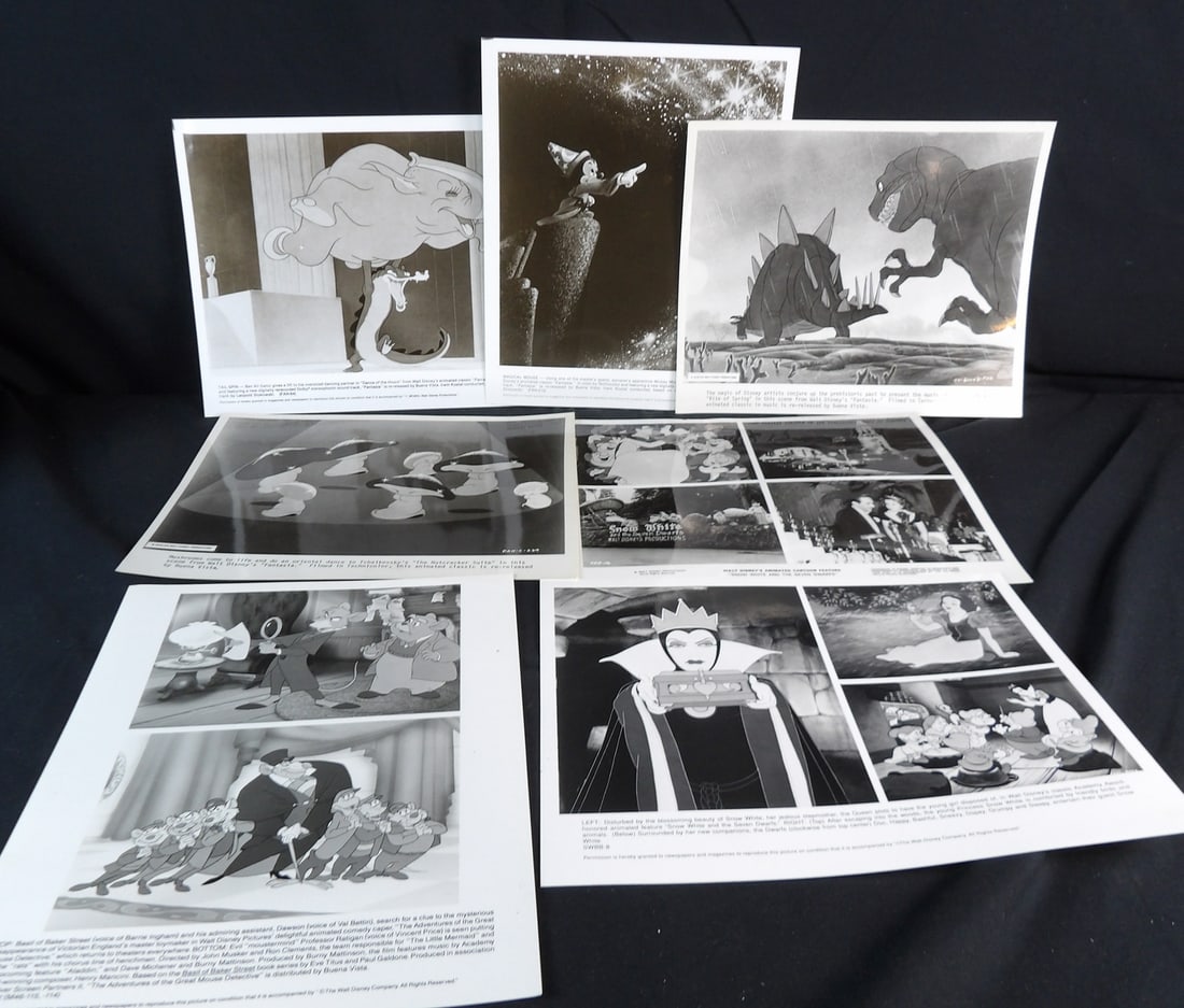 Lot of Disney Movie Press Kit Photos: Items as shown