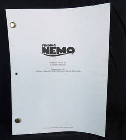 Original Disney Pixar Finding Nemo Script (1 of 9)