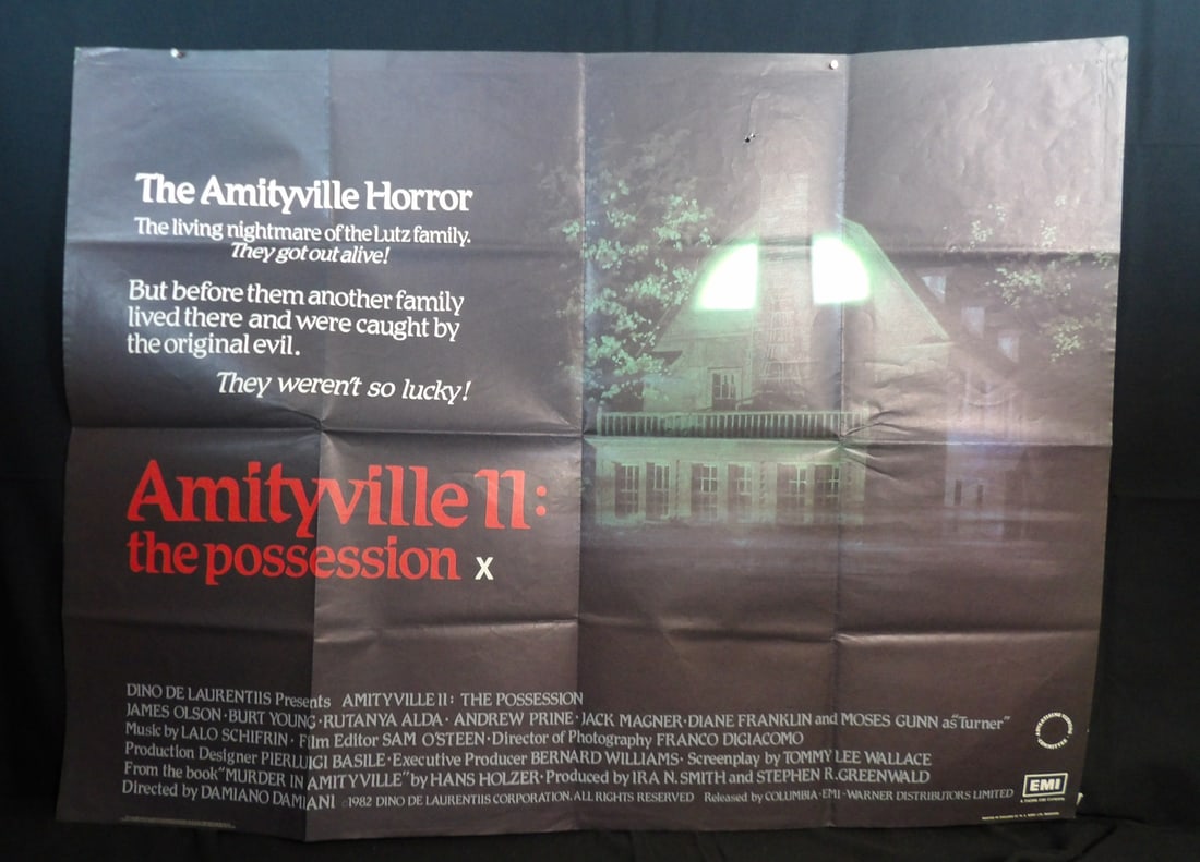 1982 Amityville II Original Horror Film Movie poster (1 of 8)
